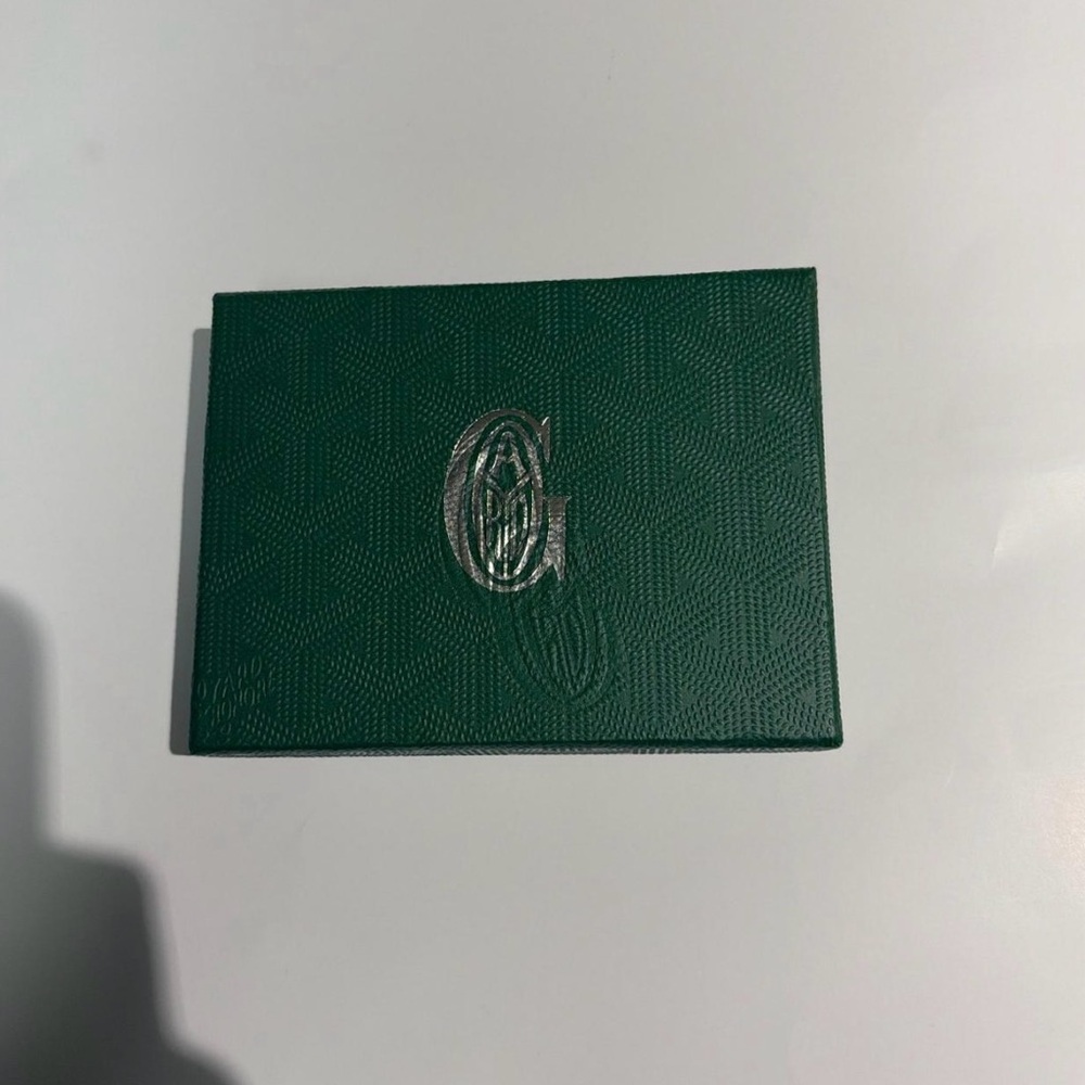 Orange Goyard Card Holder
